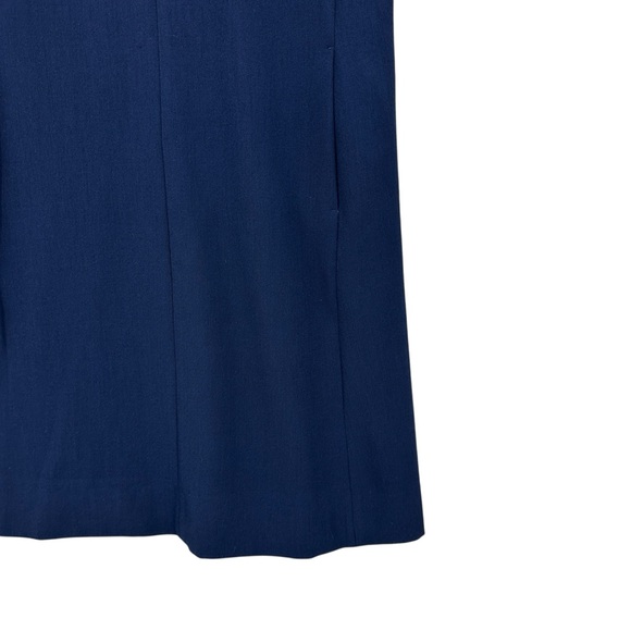 MM LAFLEUR Emily Pocket Dress Work Career Professional Blue - Picture 4 of 7